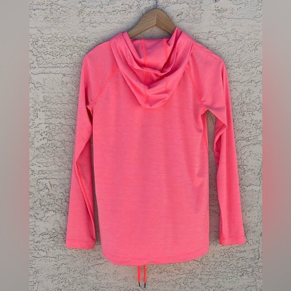 Under Armour Women's Drawstring Hem Hoodie Pullover - Coral Pink - XS - Picture 2 of 5